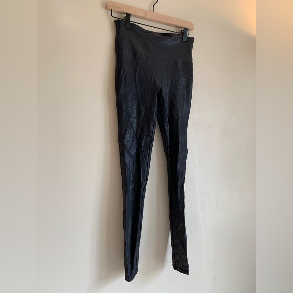 SPANX Black Leggings Women Size M Leggings Pants Bottoms Casual Athletic